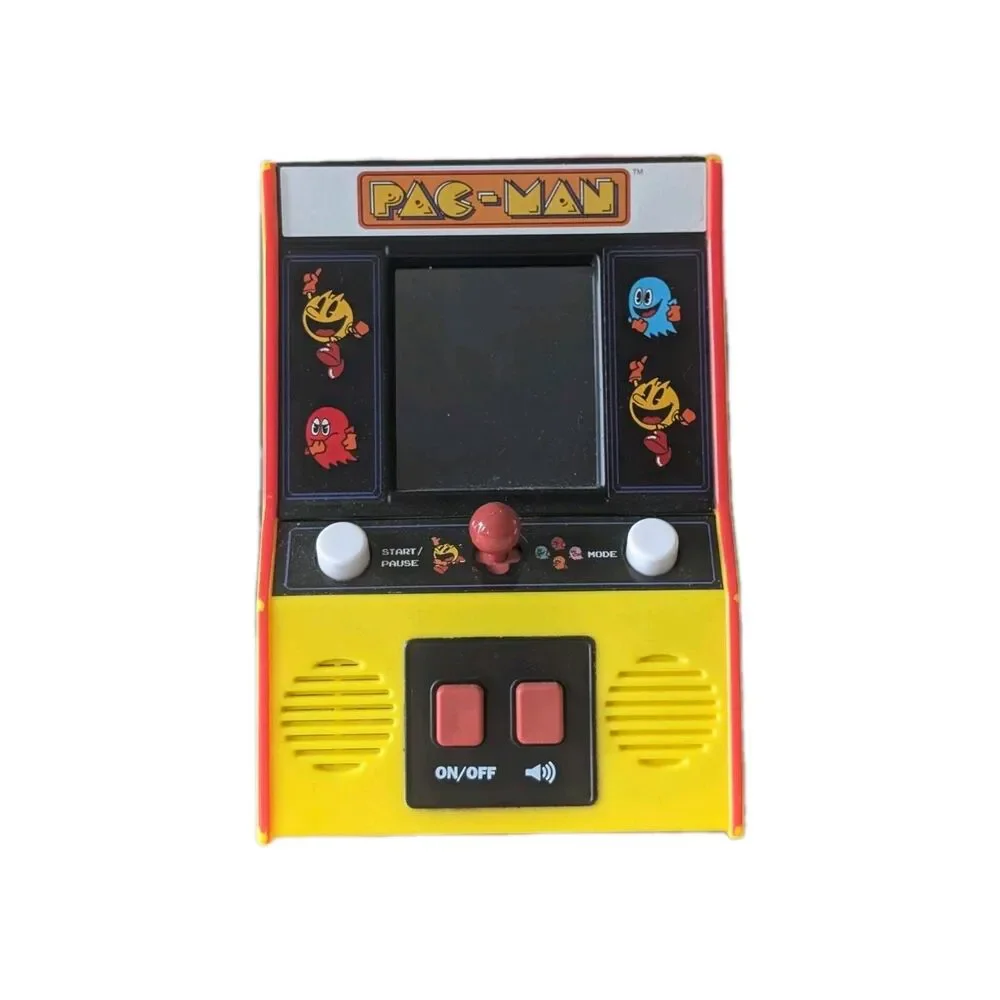 Pac-Man Retro Hand Held Mini Electronic Arcade Game Works No Batteries Included